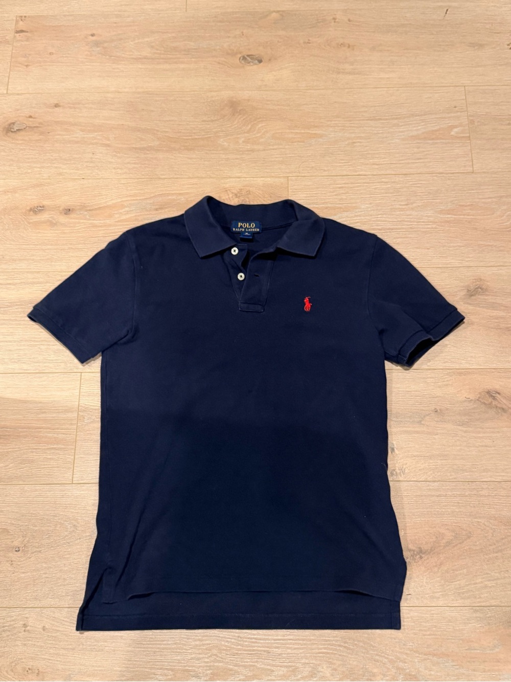 Polo by Ralph Lauren Navy Polo with Red Pony Logo